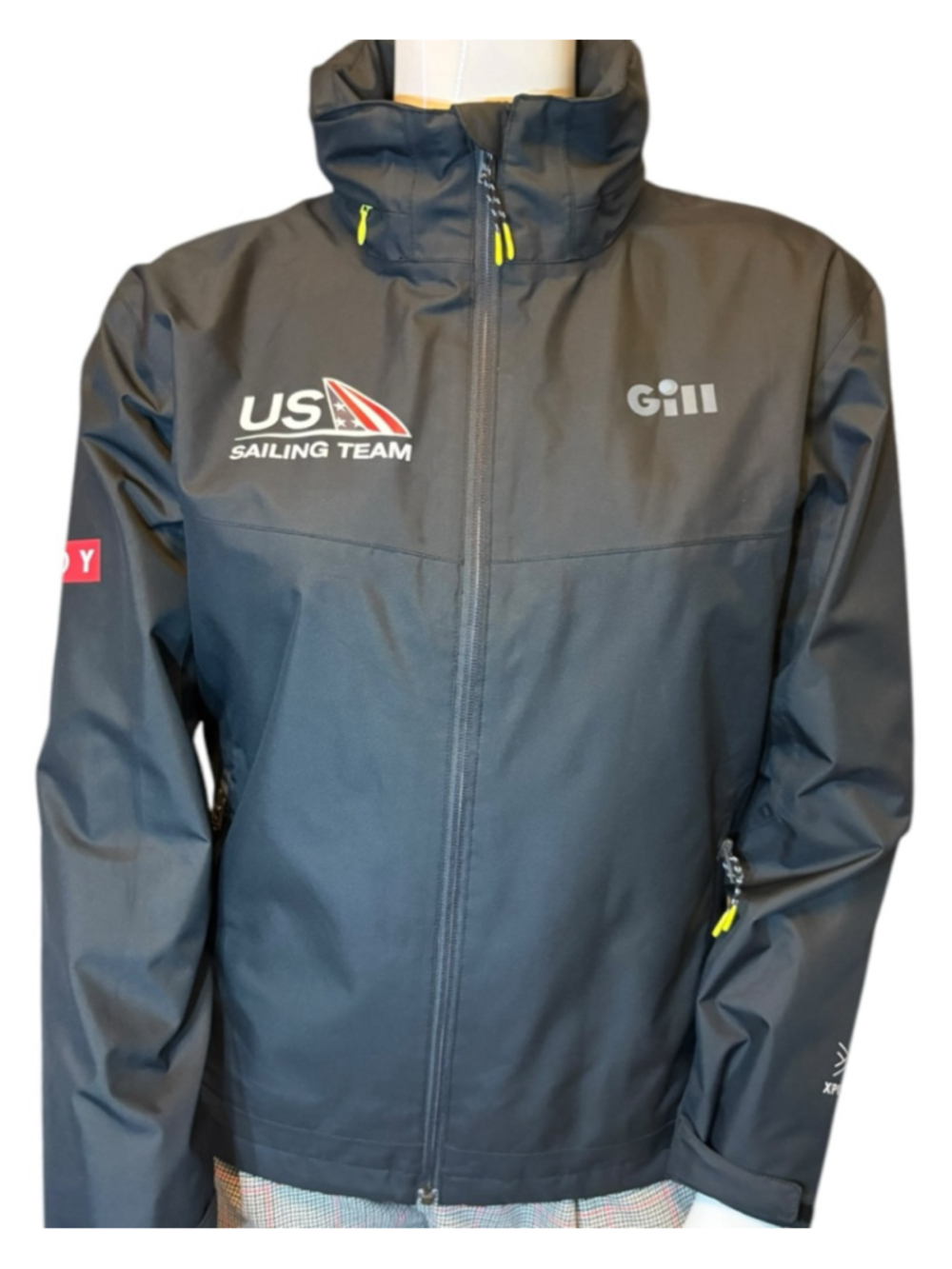 Gill OS3 Coastal Jacket, 10, USA Sailing Waterproof Technical Shell Navy